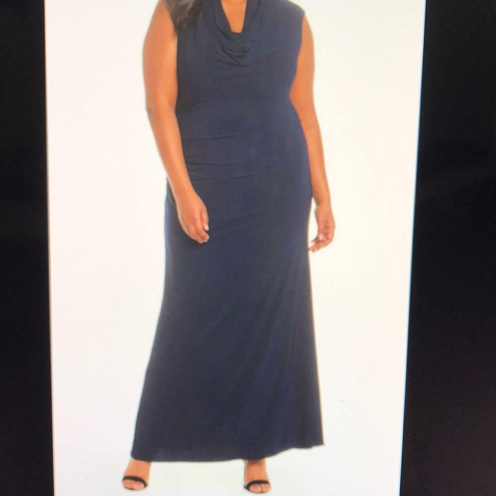 Cowl Neck Jersey Gown